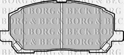 BORG & BECK bbp1951 -  Комплект тормозных колодок, дисковый тормоз